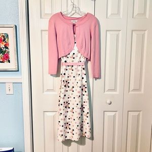 Pink Polka Dot Dress